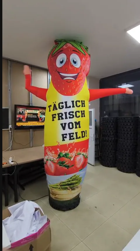 Täglich frisch vom Feld — Mascotte di prodotti freschi