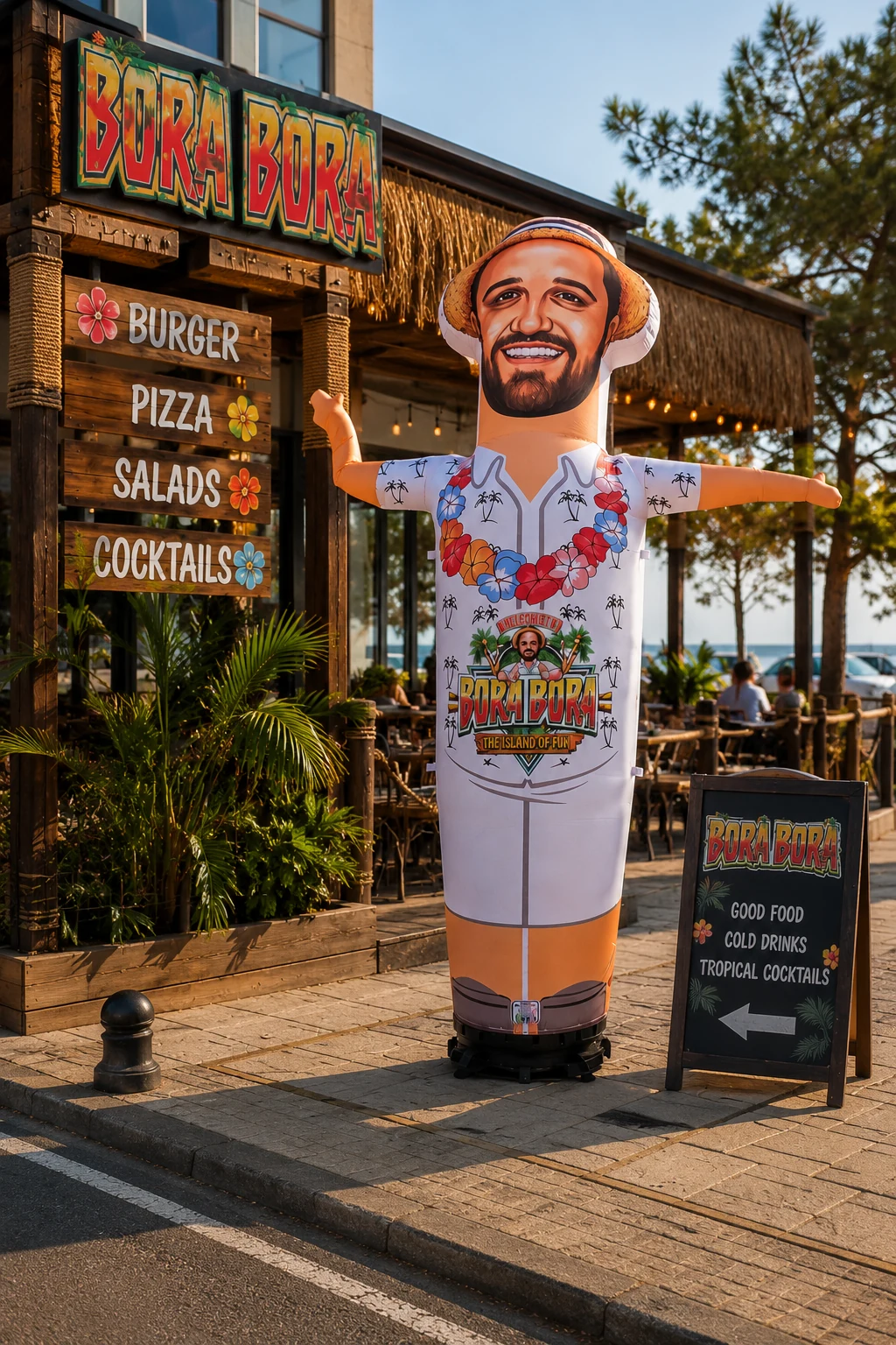 Bora Bora — Personaggio tropicale di benvenuto
