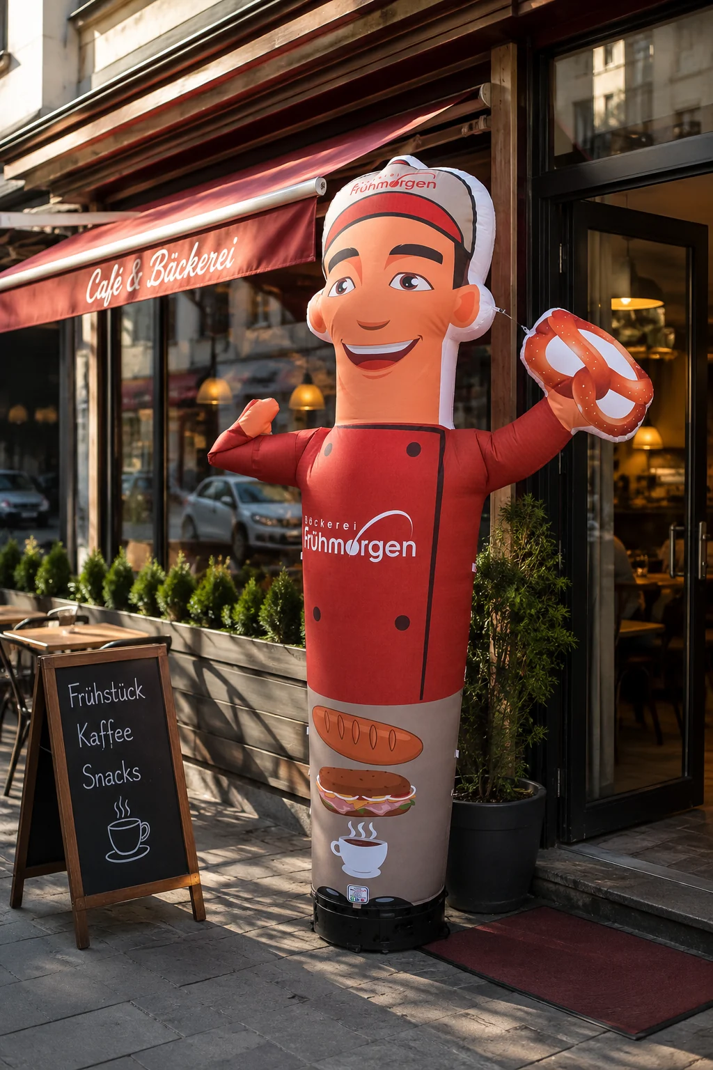 Frühmorgen — Figura panettiere con prodotto